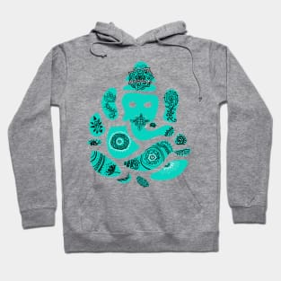 Blue Ganesha Hoodie